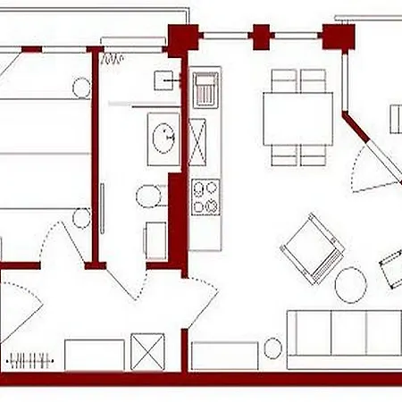 Seepark Sellin - Residenz Sudperd - Ferienwohnung Scandic Apartamento Sellin (Rugen)
